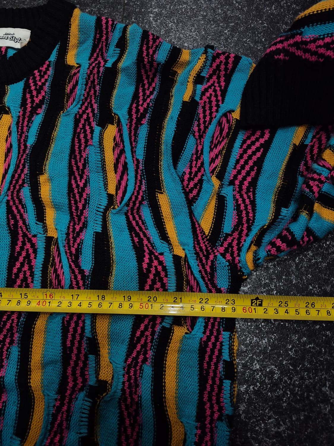 Japan 일본 스트리트 빈티지 3D 니트 스웨트 남성 100사이즈 상품이미지7