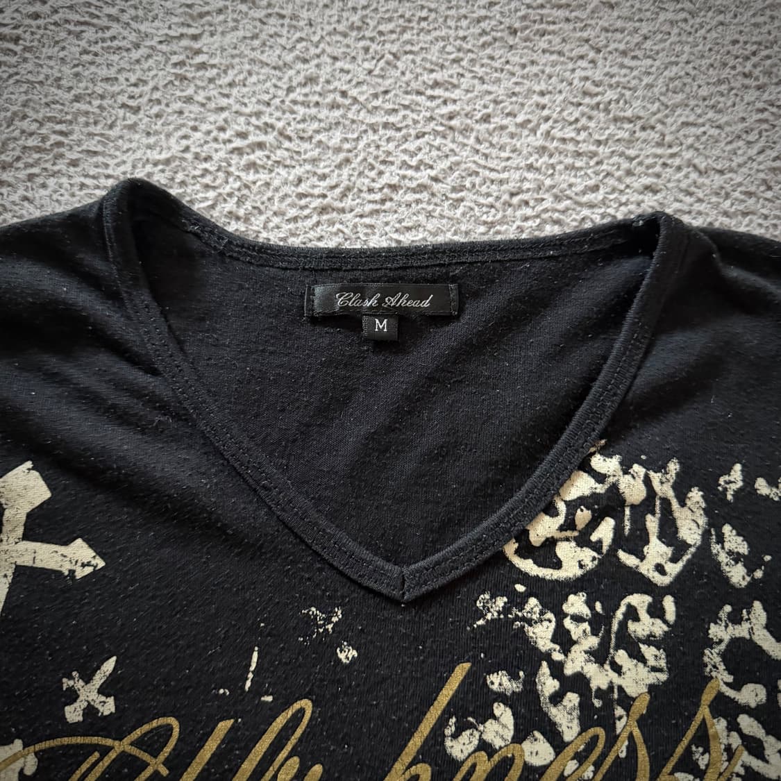 Clash ahead cross lettering long sleeve 상품이미지3