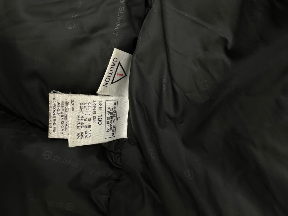 노스페이스 눕시 검정 패딩 L 상품이미지6