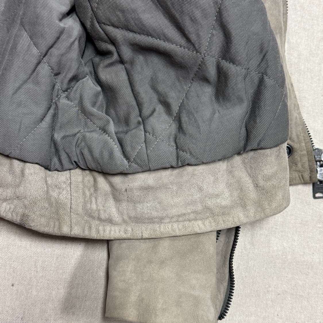 올세인츠 켄지 양가죽 스웨이드 바이커 자켓 M 상품이미지5