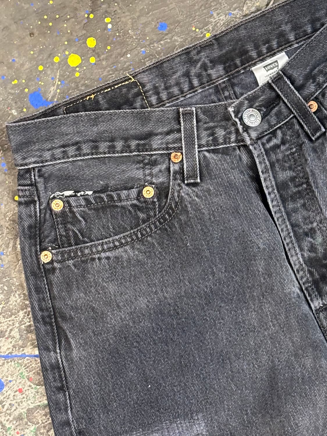 리바이스 501 스트레이트 블랙 상품이미지10