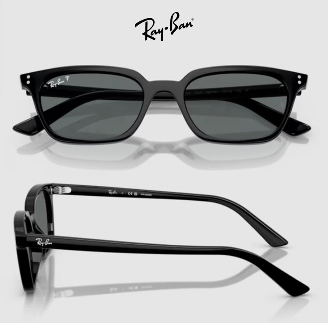 레이벤 RB4456F ZAYA 블랙 선글라스 상품이미지3