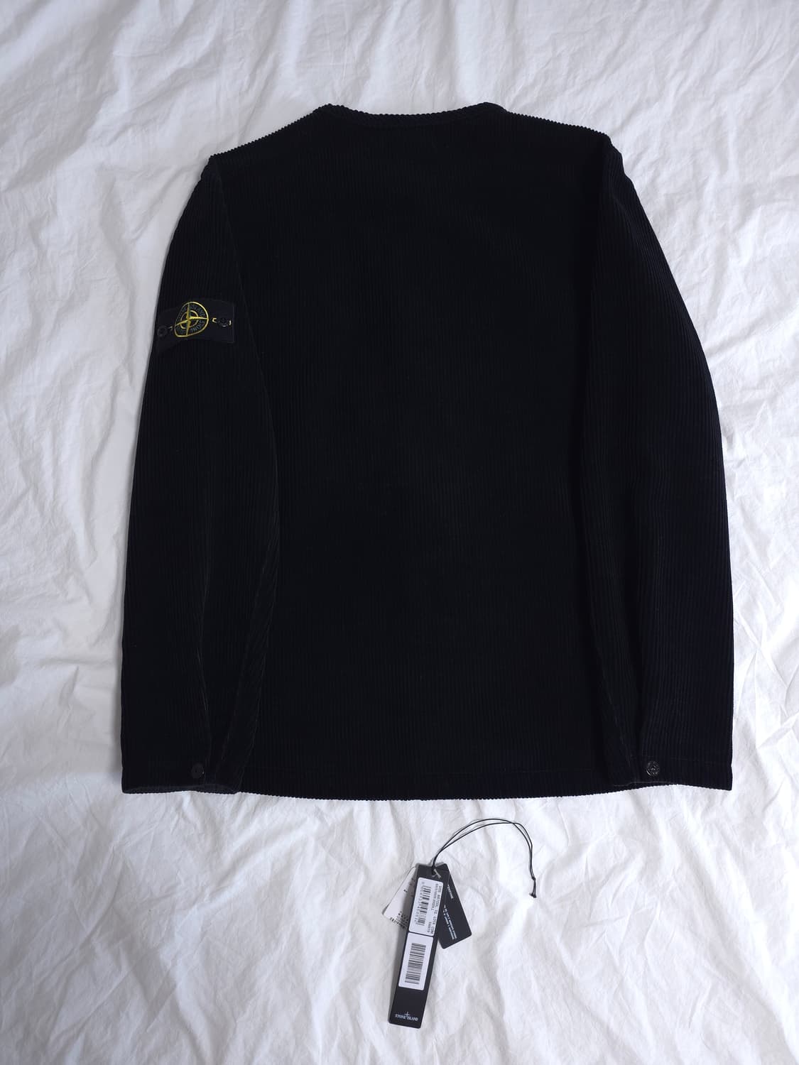 [L] 스톤아일랜드 18FW 코듀로이 오버셔츠 자켓 블랙 상품이미지3