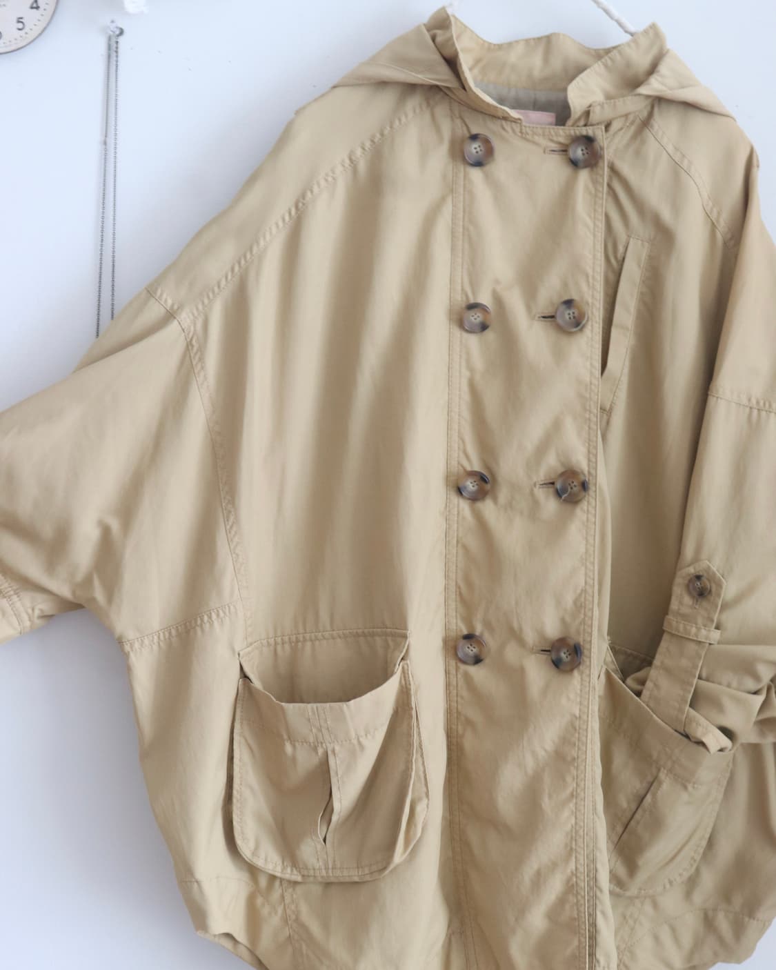 [Beams Heart] Double Button Hood Poncho 상품이미지9