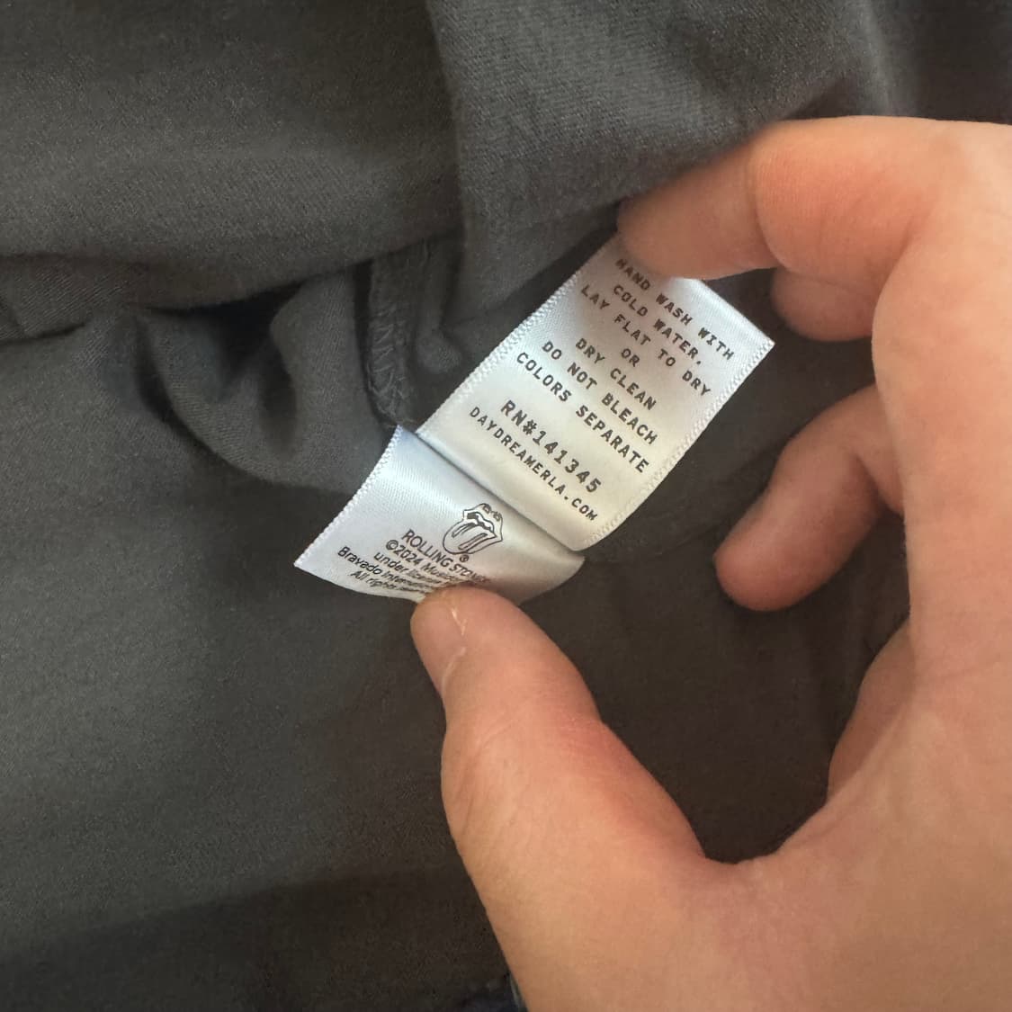 데이드리머 롤링스톤즈 1972 투어 티셔츠L사이즈 남녀공용 상품이미지6