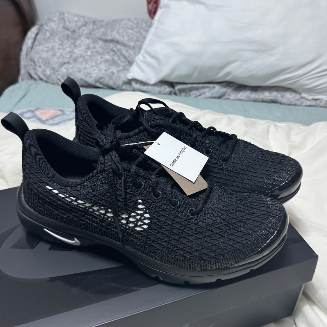 나이키x꼼데가르송 에어 리쥬버네이트 블랙 280mm 상품이미지1