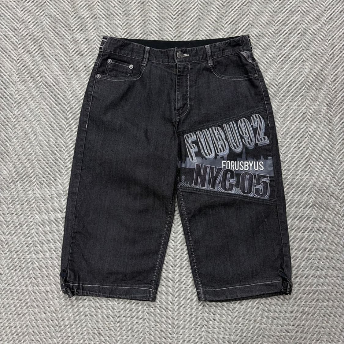 후부 올드스쿨 데님 버뮤다팬츠 v2340 상품이미지1