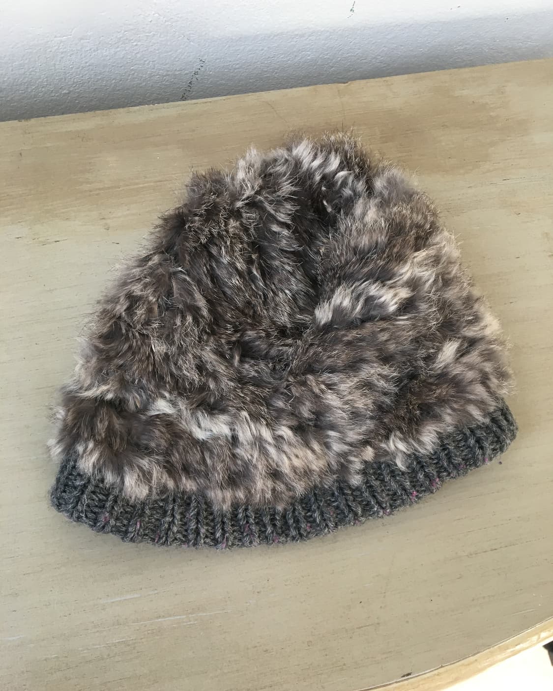  rabbit fur knit beanie 상품이미지4