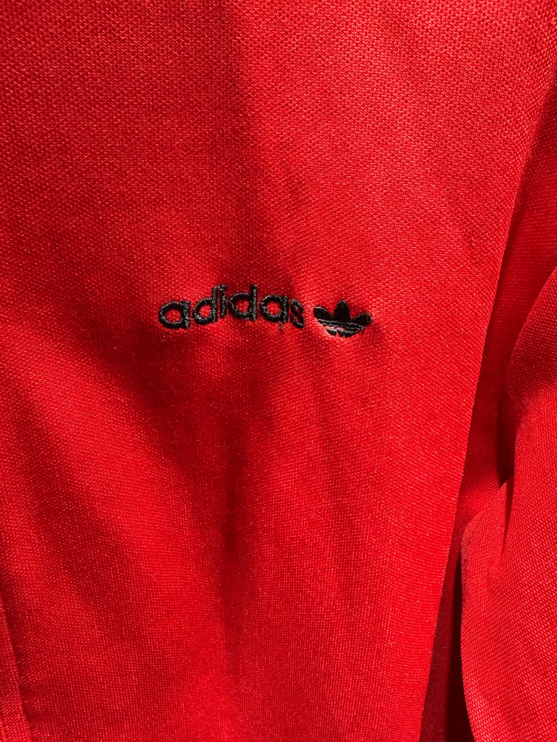 M 아디다스 파이어버드 스펠링 로고 레드 트랙탑 상품이미지4