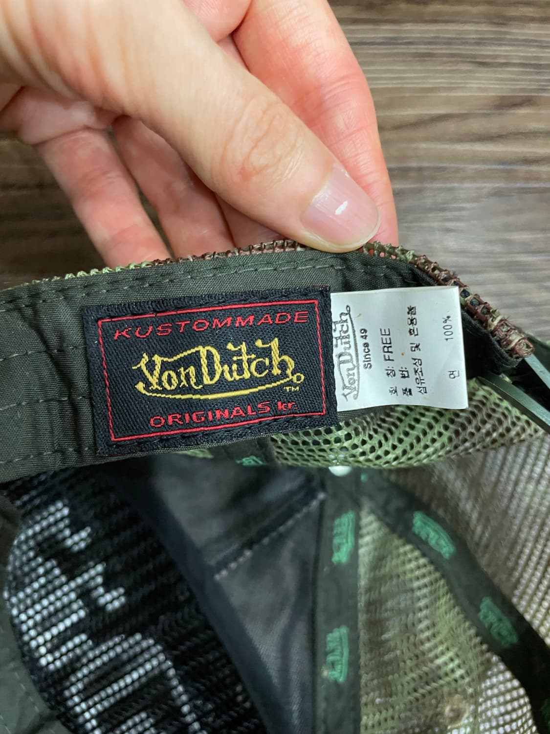 Von Dutch 카모 트러커 메쉬 캡모자 볼캡 상품이미지9
