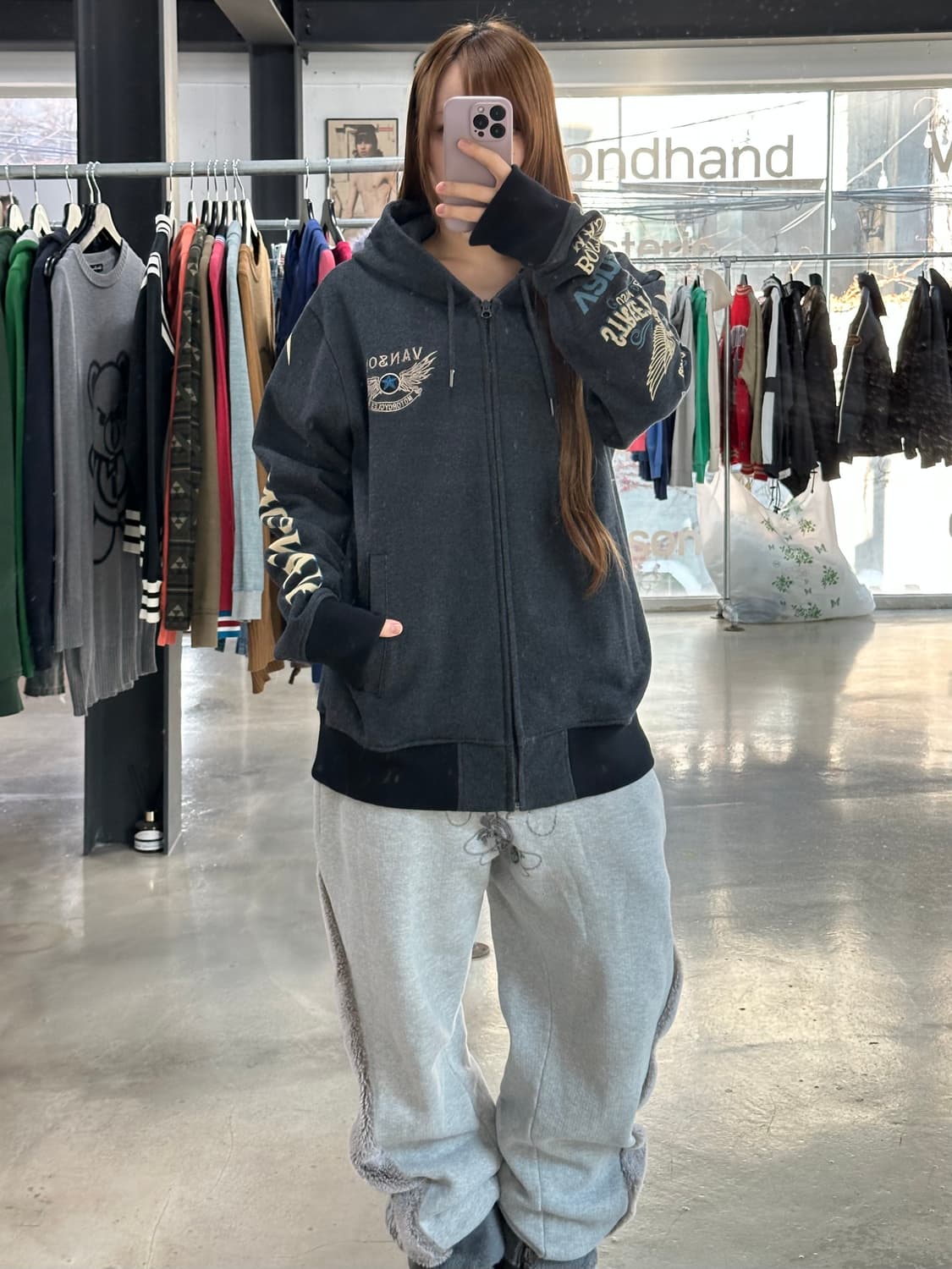 벤슨 벙커힐 블루스타 윙 후드집업 상품이미지2