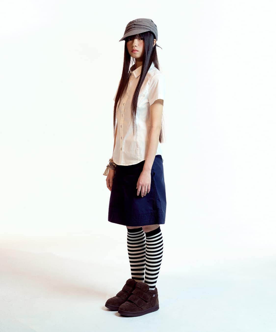 COYSEIO NANA HALF SHIRT WHITE 상품이미지4