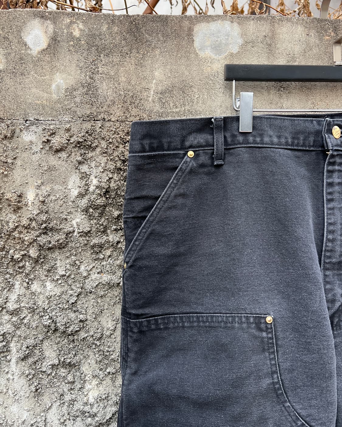 [40] 90s 미국제 칼하트 블랙 더블니 B01 BLK 상품이미지2