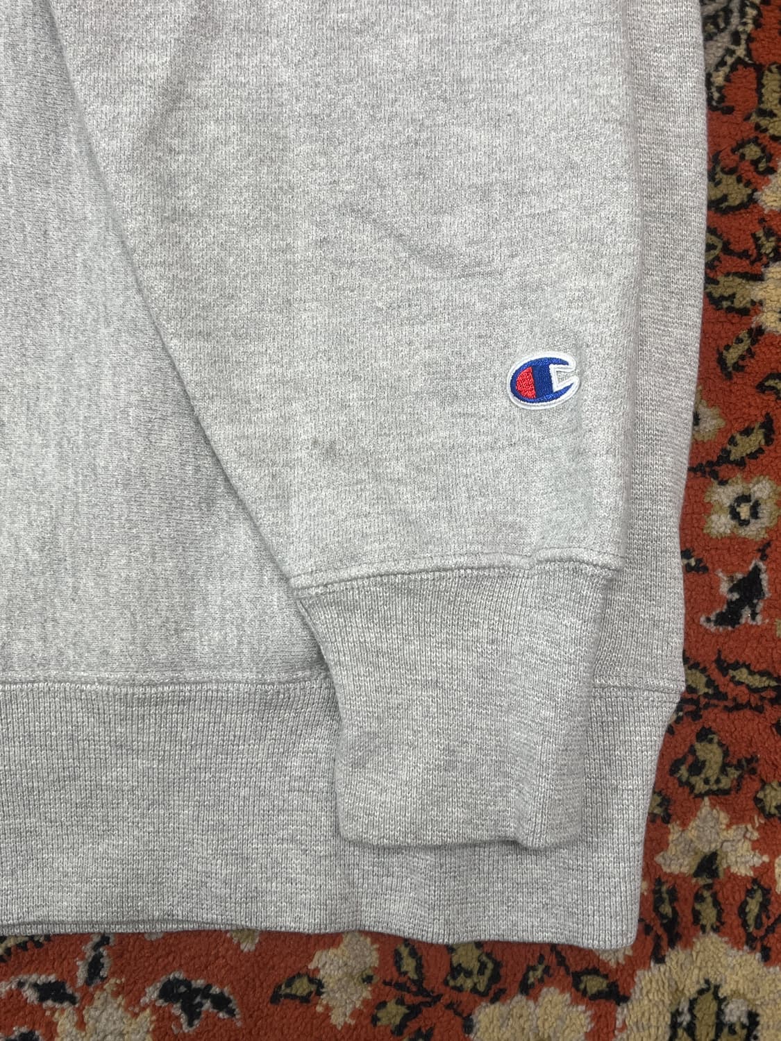 [L] 챔피온 리버스위브 후드티 그레이 상품이미지5