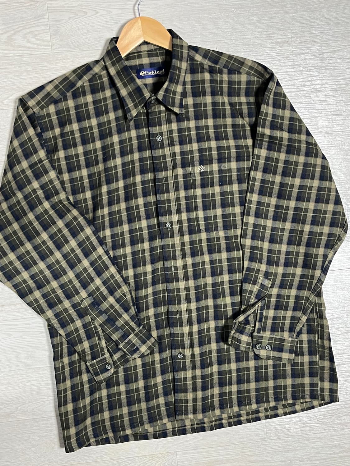 공용 파크랜드 체크 셔츠 남방 105 상품이미지1