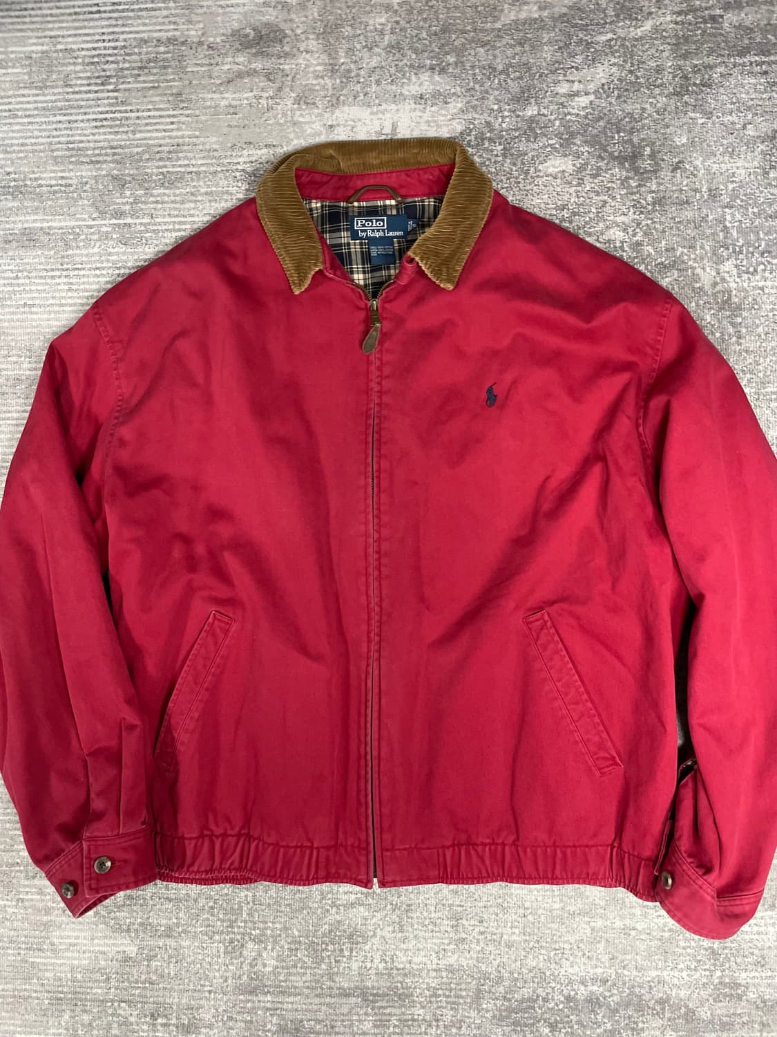 90s Polo RL 코듀로이 카라 해링턴 상품이미지1