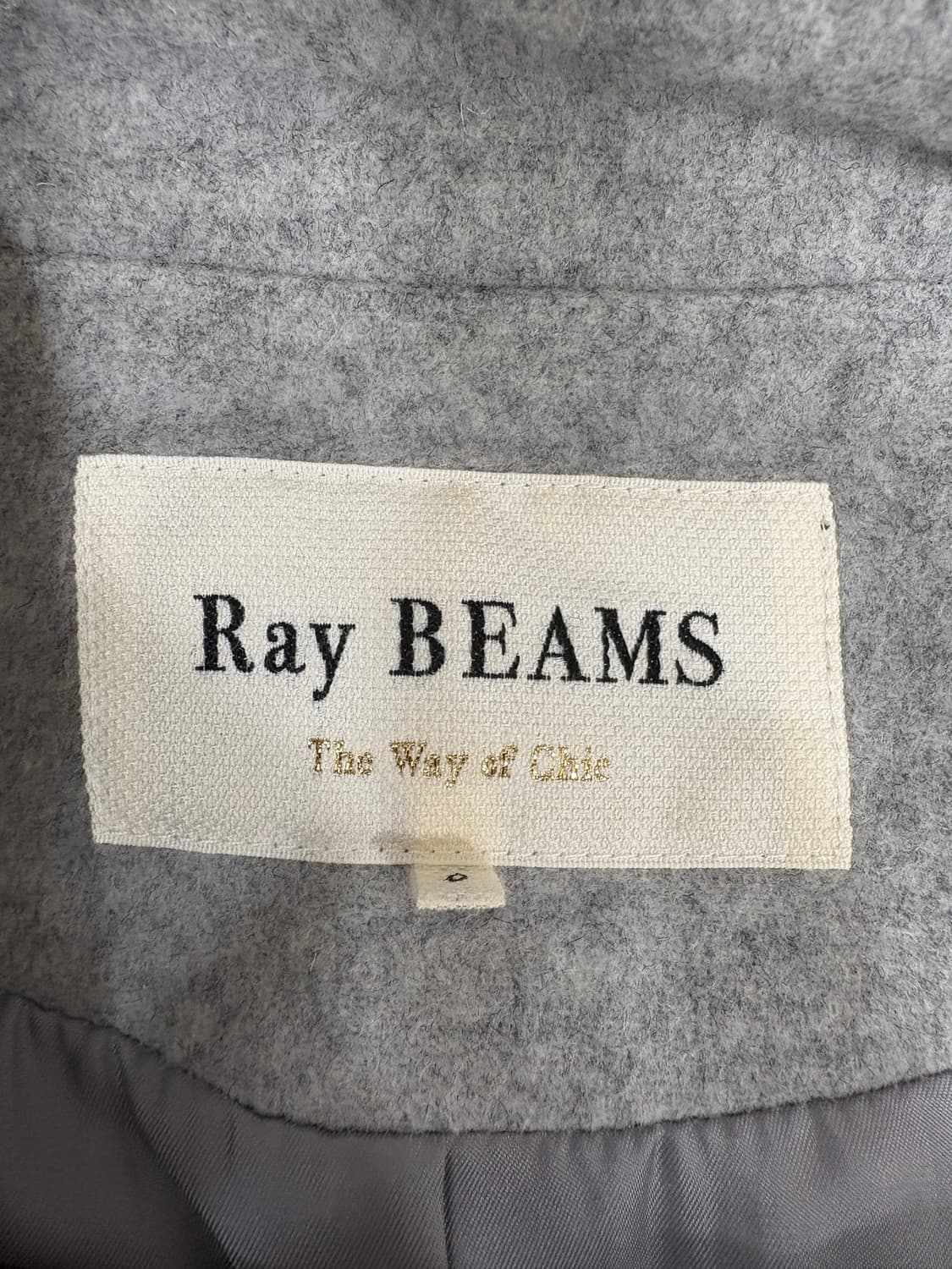 Ray Beams 울 혼방 더블 코트 상품이미지4