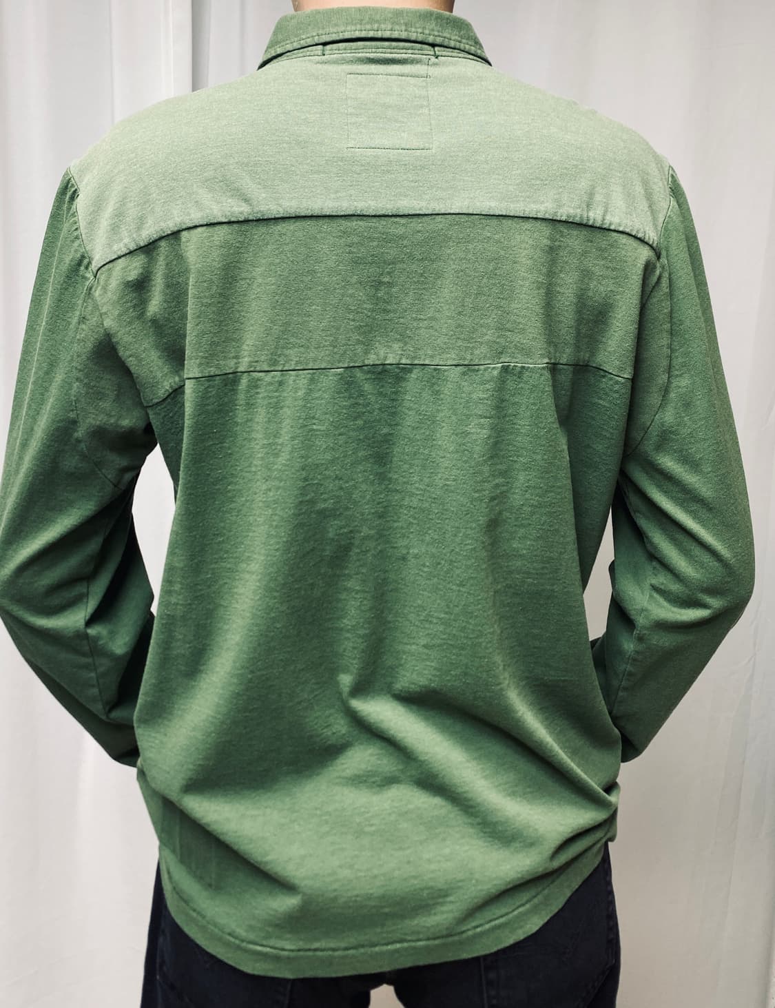 스톤아일랜드 데님 라인 - 면 100% 긴팔 카키 티셔츠 105 XL 상품이미지3