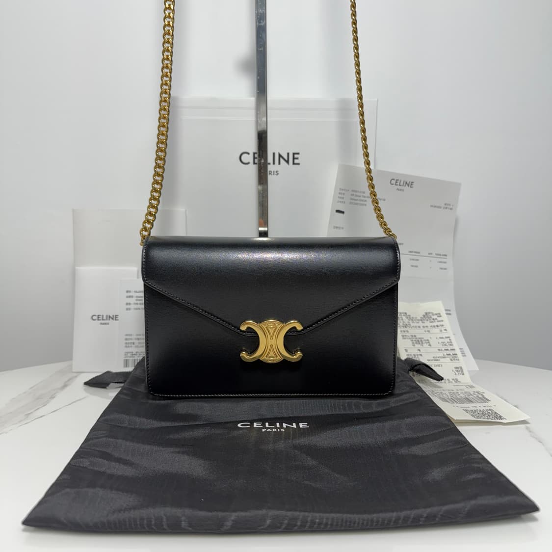 A / 셀린느 샤이니 카프스킨 마고 체인백 풀구성 상품이미지1