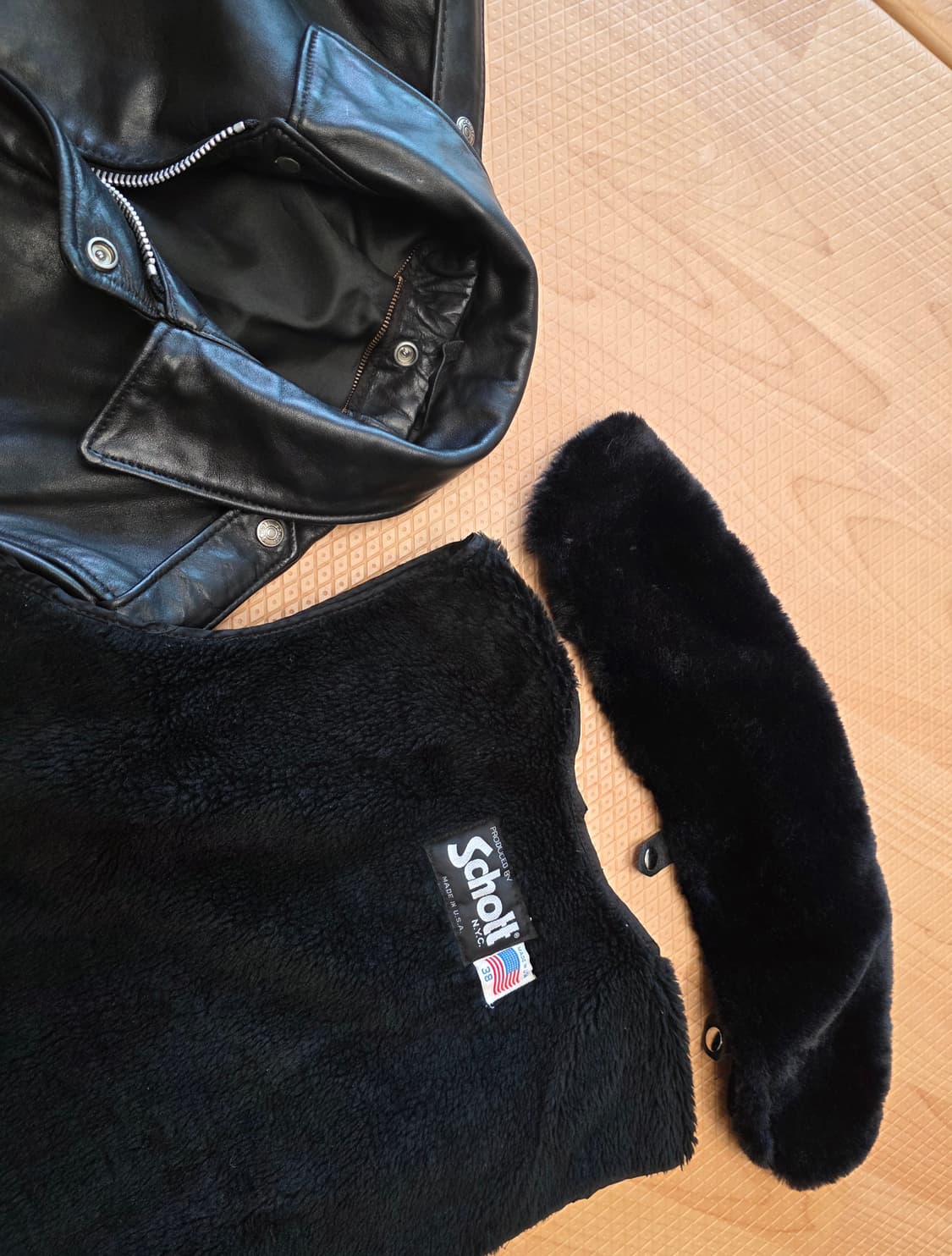 Schott G1 가죽자켓 (38) 쇼트 a2 자켓 상품이미지7