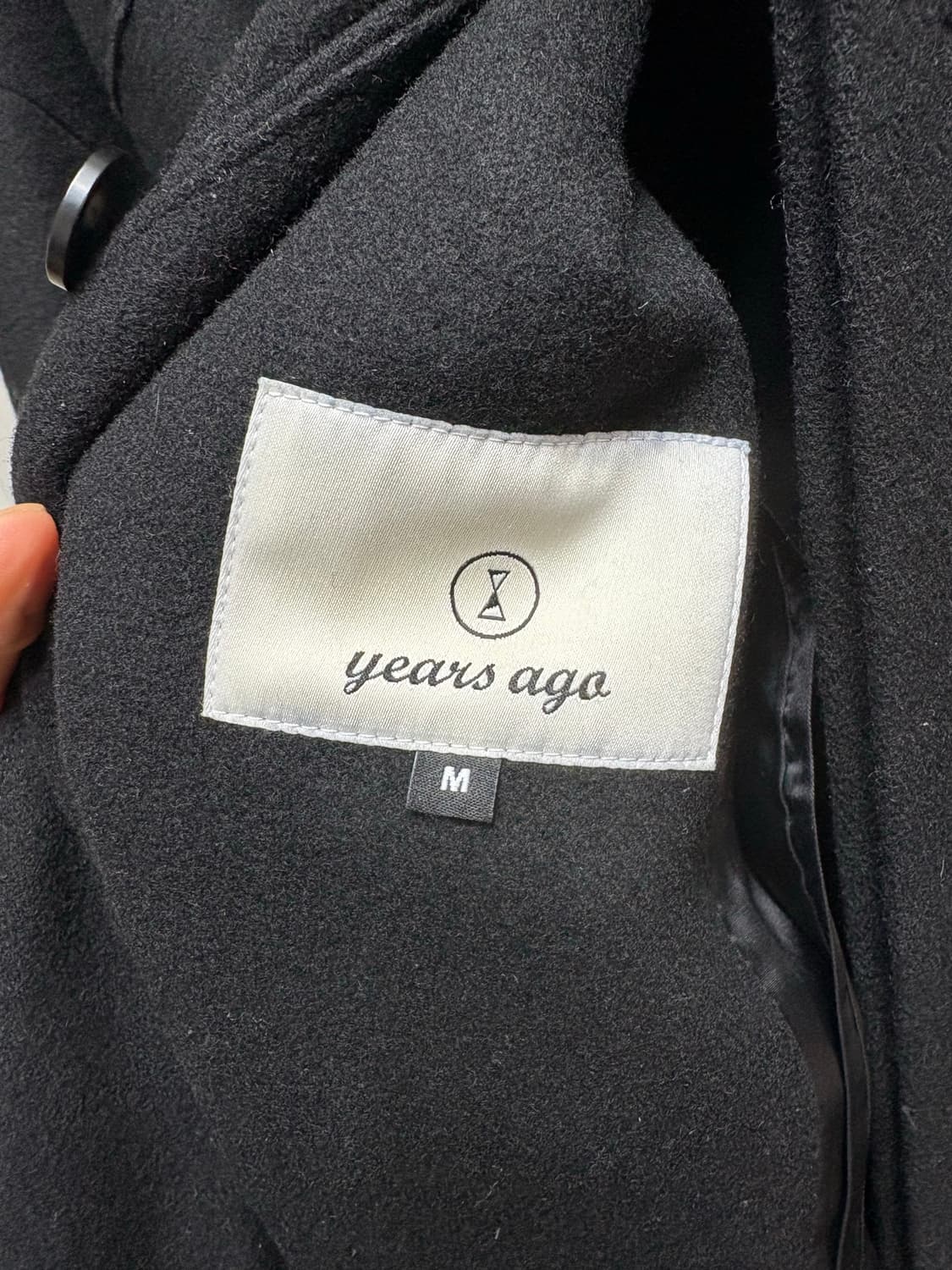 Yearsago 후디드코트 블랙 상품이미지5