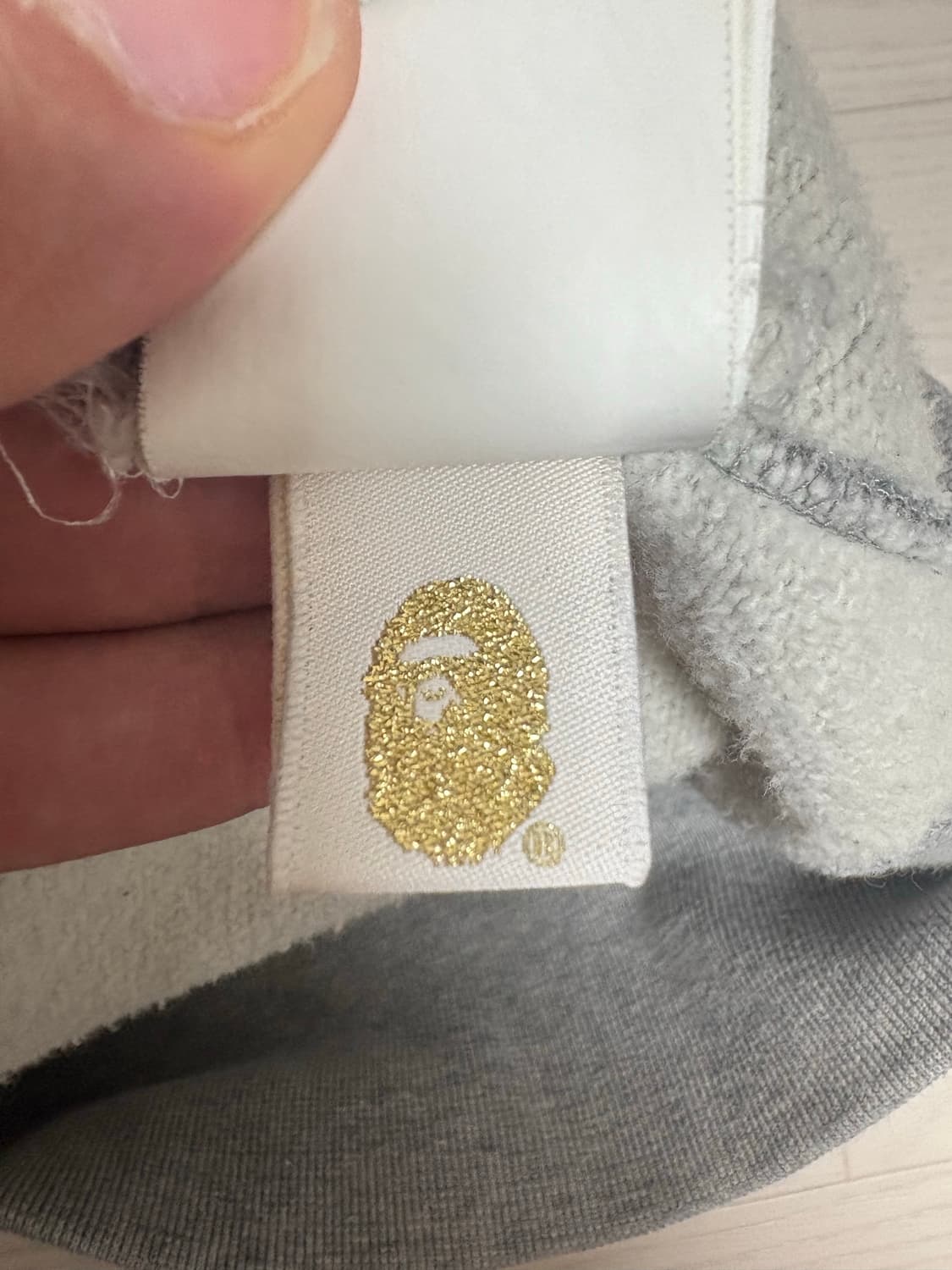 S 베이프 샤크후드 그레이 판매합니다 상품이미지5