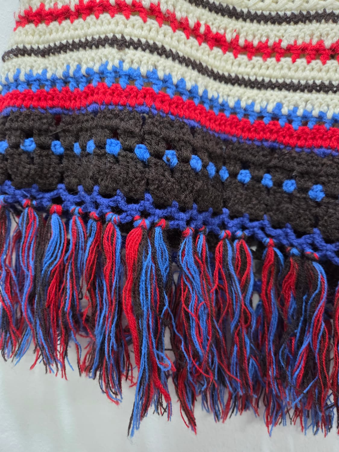 핸드메이드 크로셰 뜨개질 숄 망토 케이프 상품이미지3