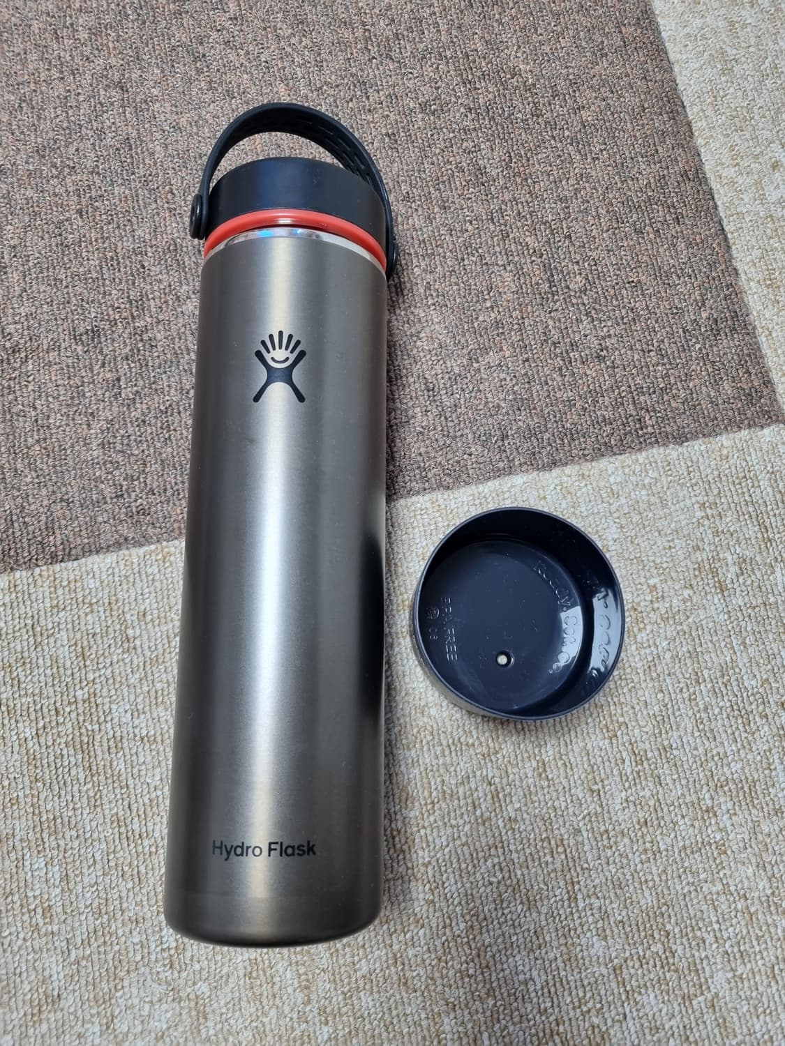 하이드로 플라스크 스틸 24온스 경량 와이드 플렉스 캡 옵시디언 상품이미지5