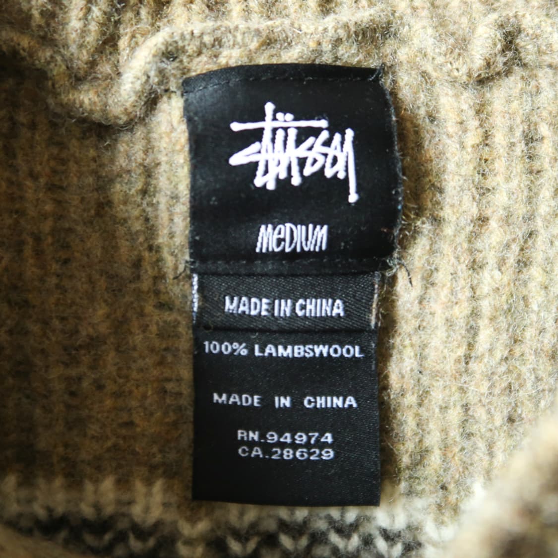 스투시 램스울 셰르본 스웨터 상품이미지3