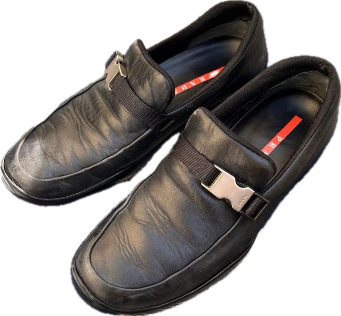 프라다스포츠 버클 레더 로퍼 스니커즈 상품이미지1