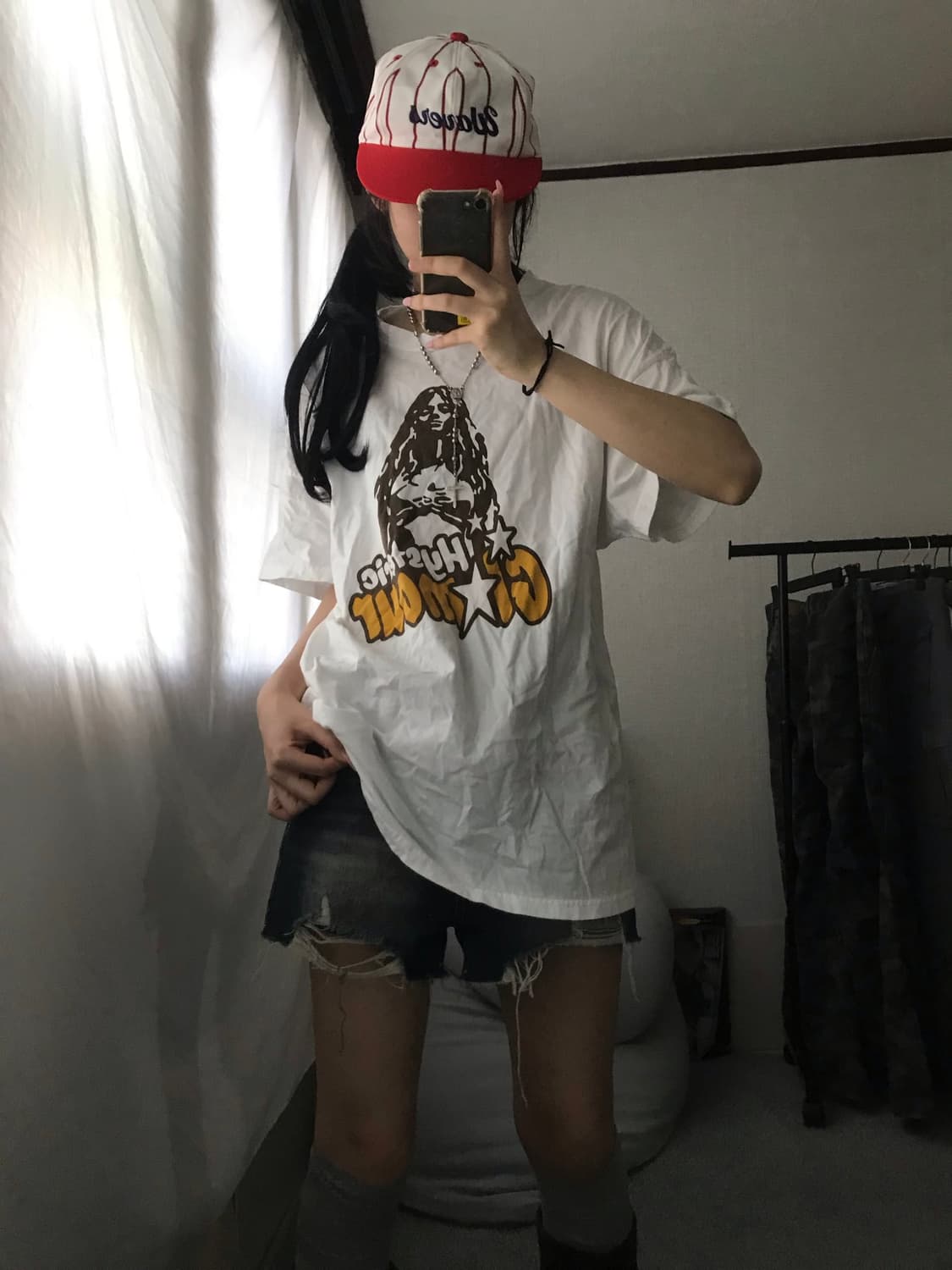 히스테릭글래머 화이트 반팔티셔츠 상품이미지7