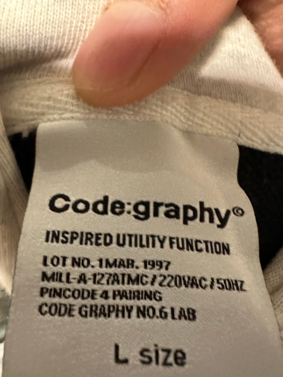 코드그라피 후드티 상품이미지3