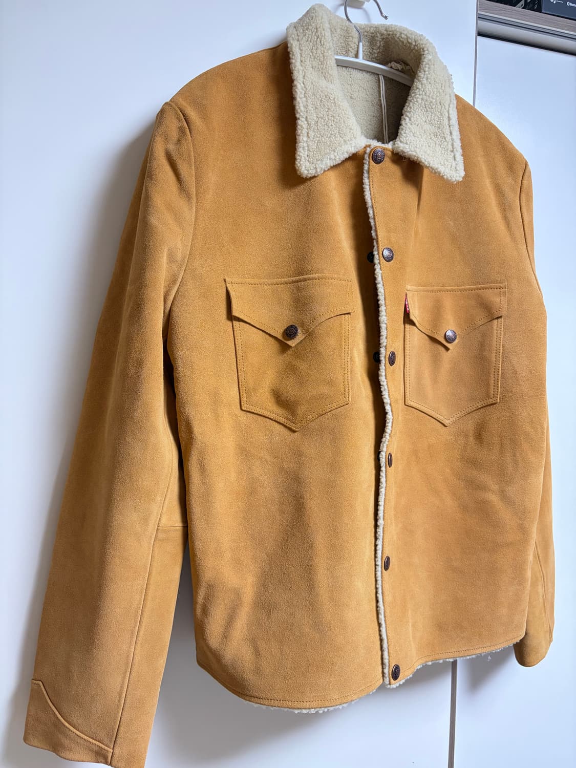 리바이스 LVC 소가죽 스웨이드 무스탕 상품이미지1