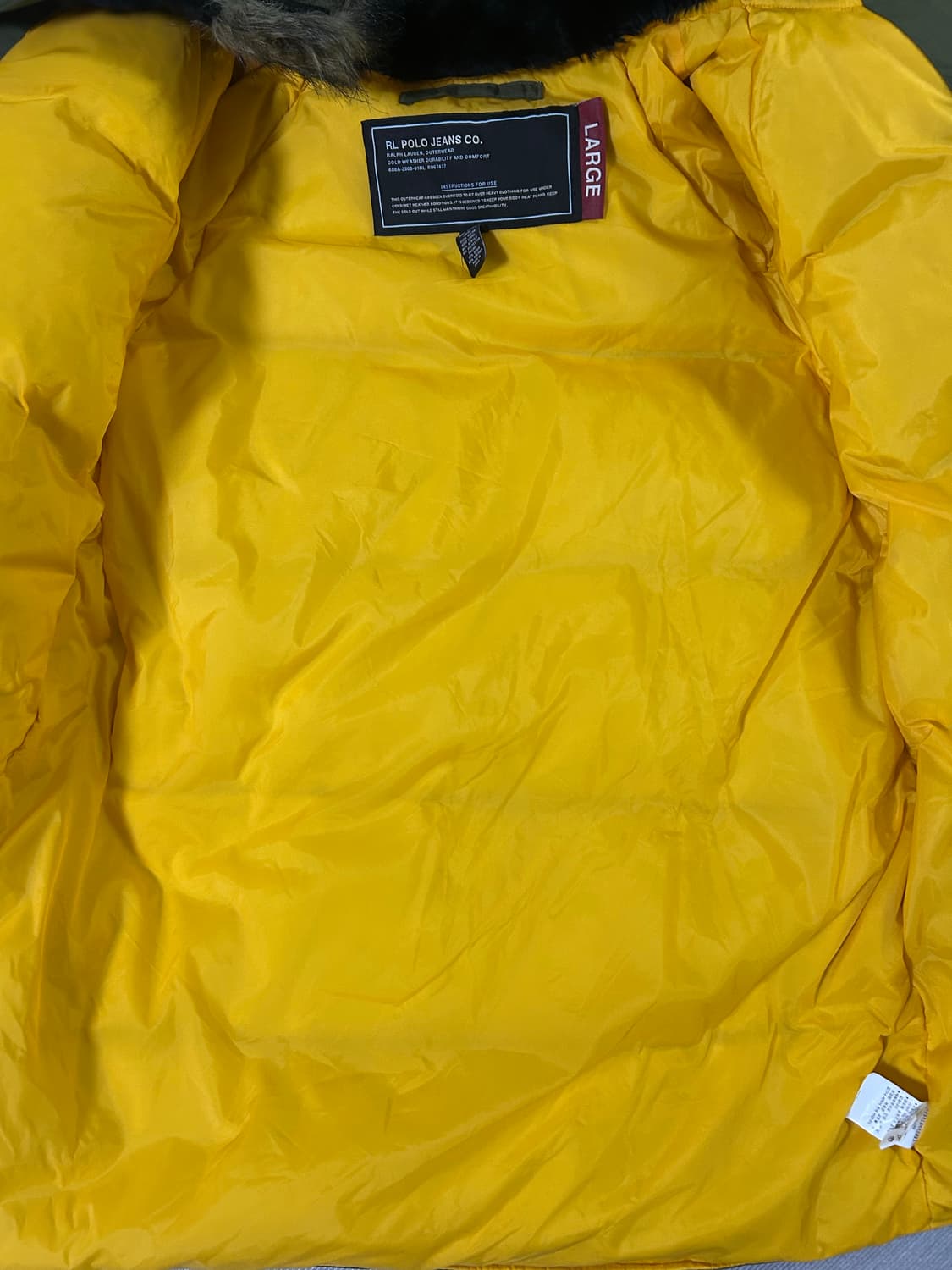 폴로진즈 N3B 패딩 야상 L사이즈 상품이미지6