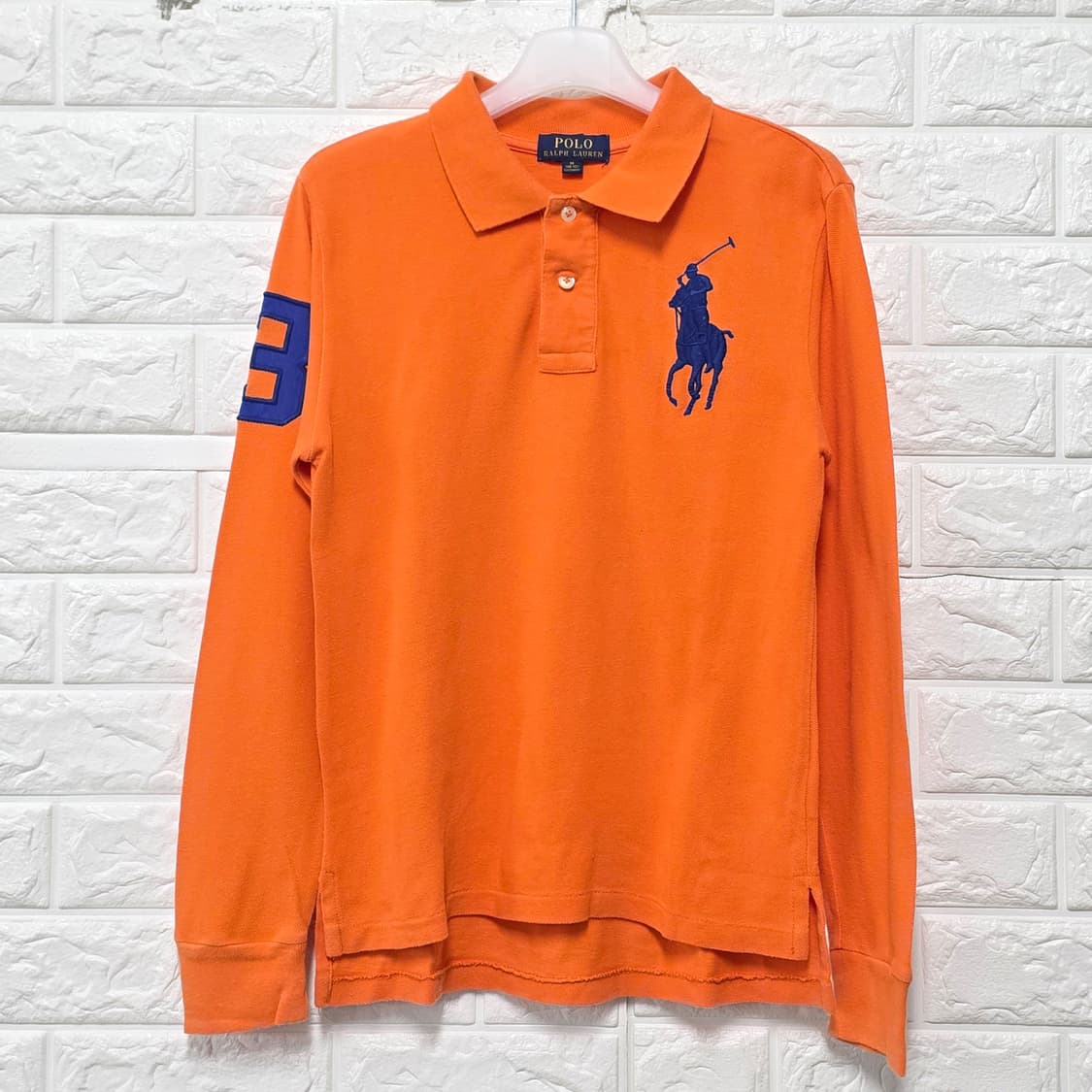 택포) 폴로 랄프로렌 빅포니 긴팔 카라티 12Y 상품이미지1