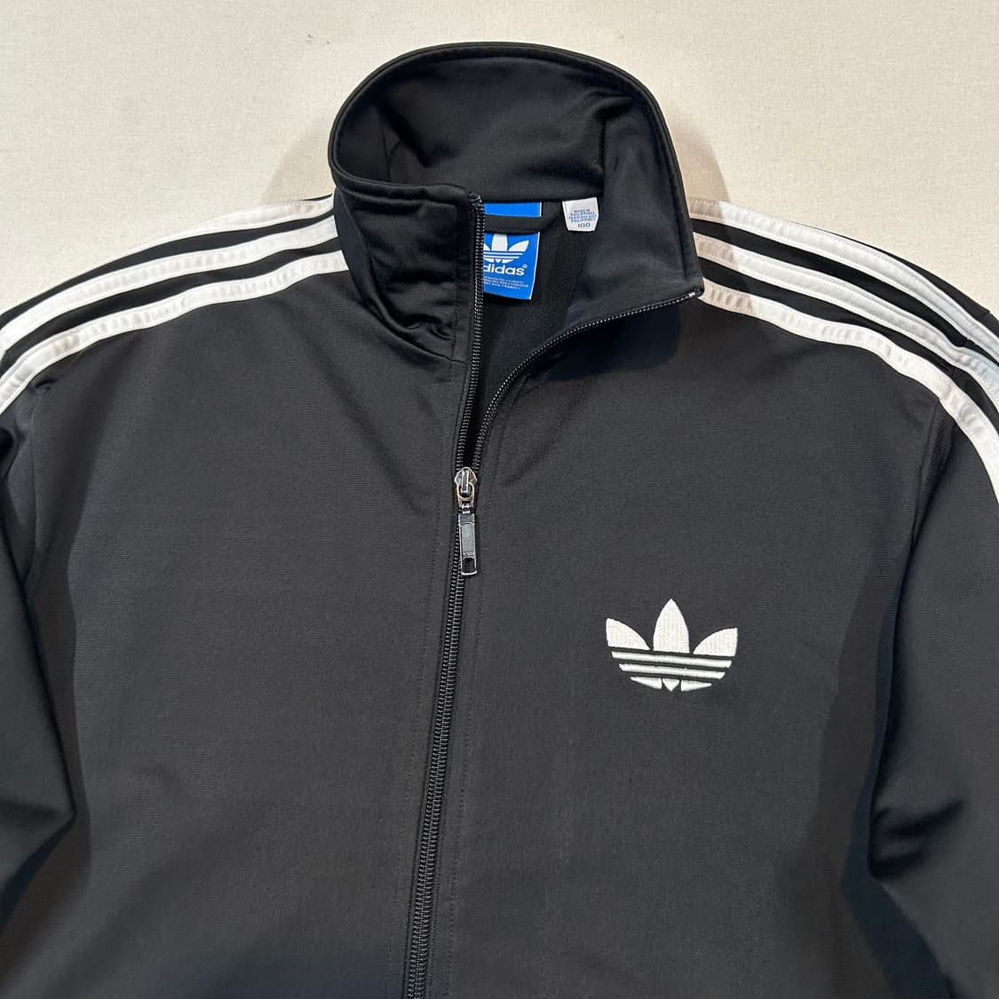 L) 아디다스 파이어버드 삼선 져지 트랙탑 집업 블랙 T87 상품이미지3