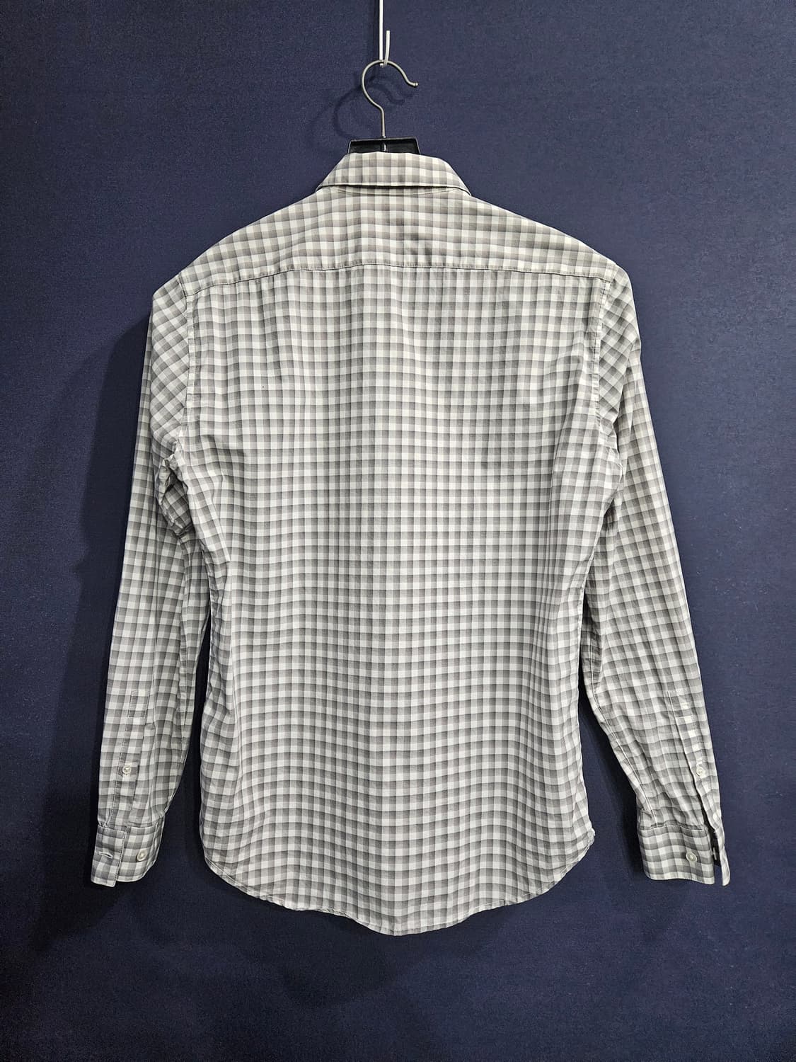 띠어리 스트라이프 체크 남성 슬림핏 95 긴팔셔츠  상품이미지2