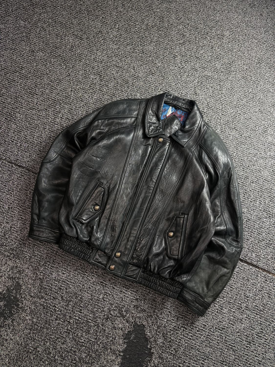 90s 나이키 아카이브 양가죽 봄버 자켓 3270 상품이미지1