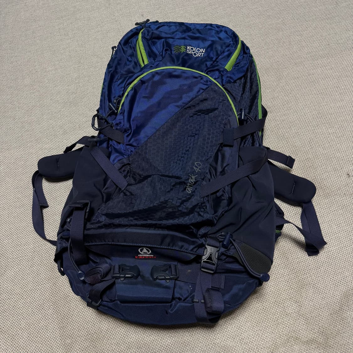 코오롱스포츠 ATTACK 40 등산 백팩 상품이미지1