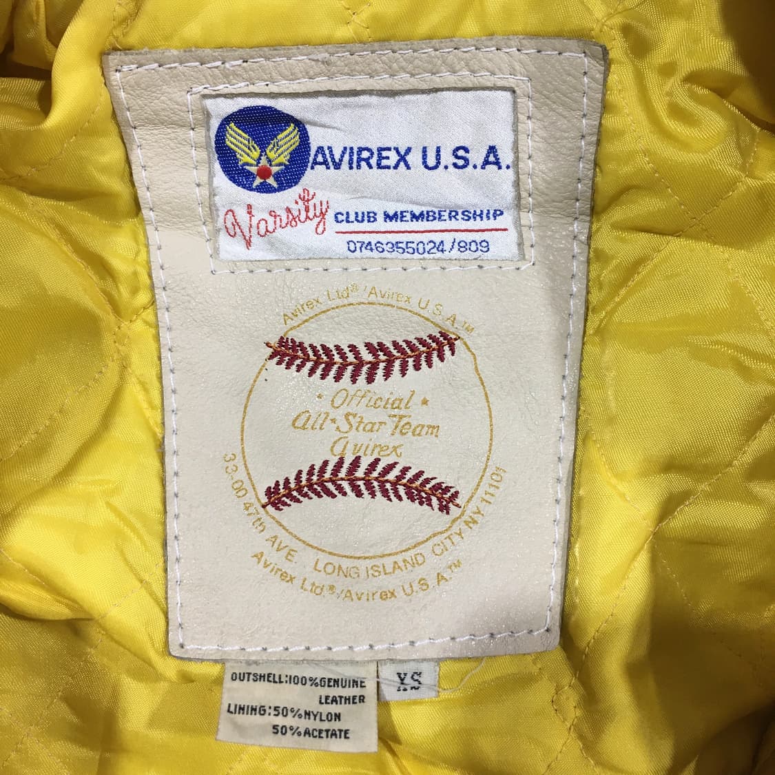 아비렉스 레더 자켓 상품이미지3