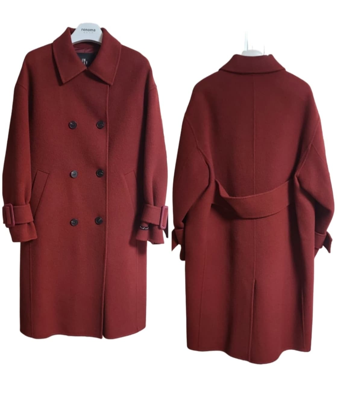 임블리 버건디코트 레드코트 상품이미지5