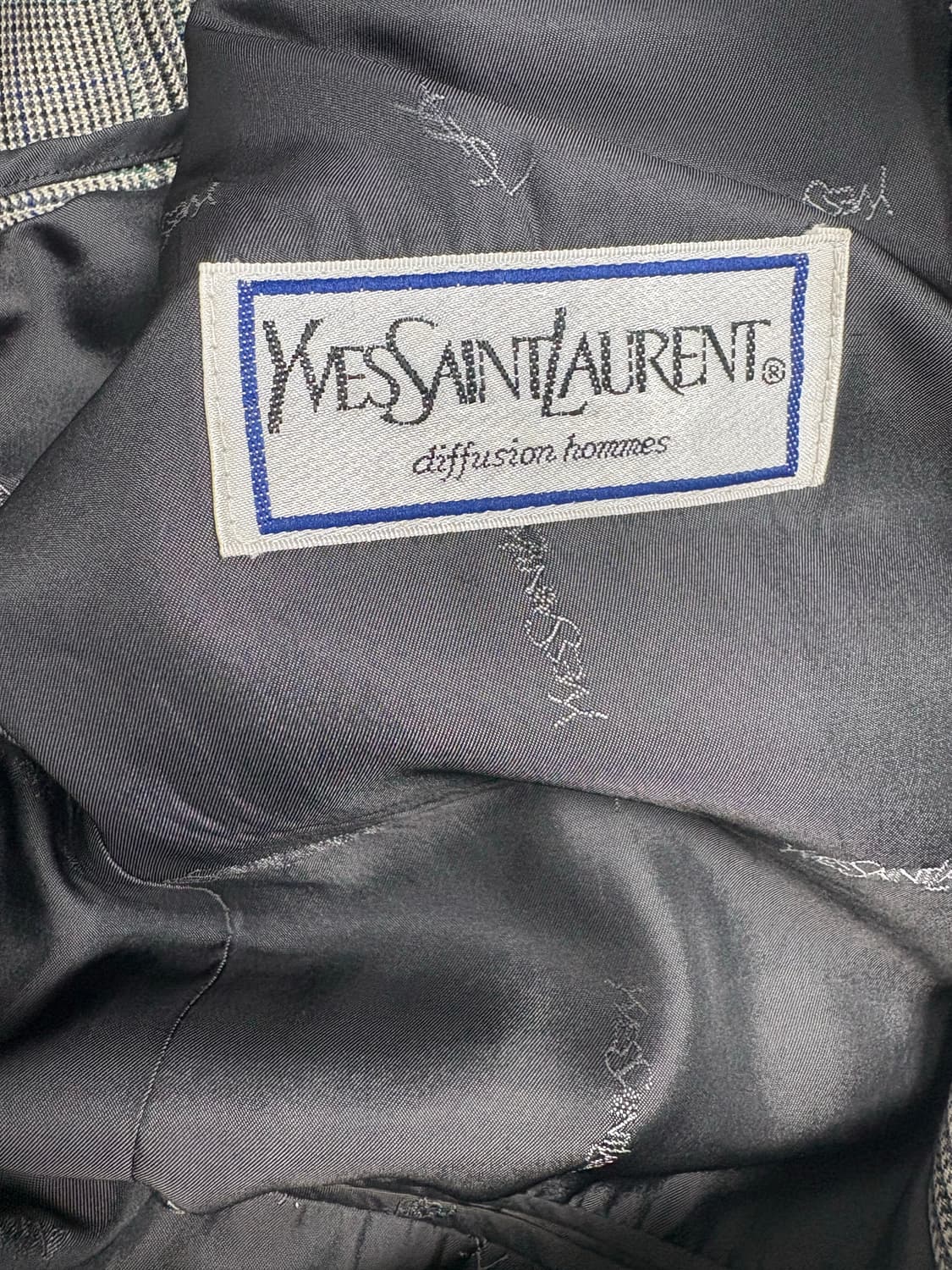 입생로랑 체크 자켓 상품이미지8