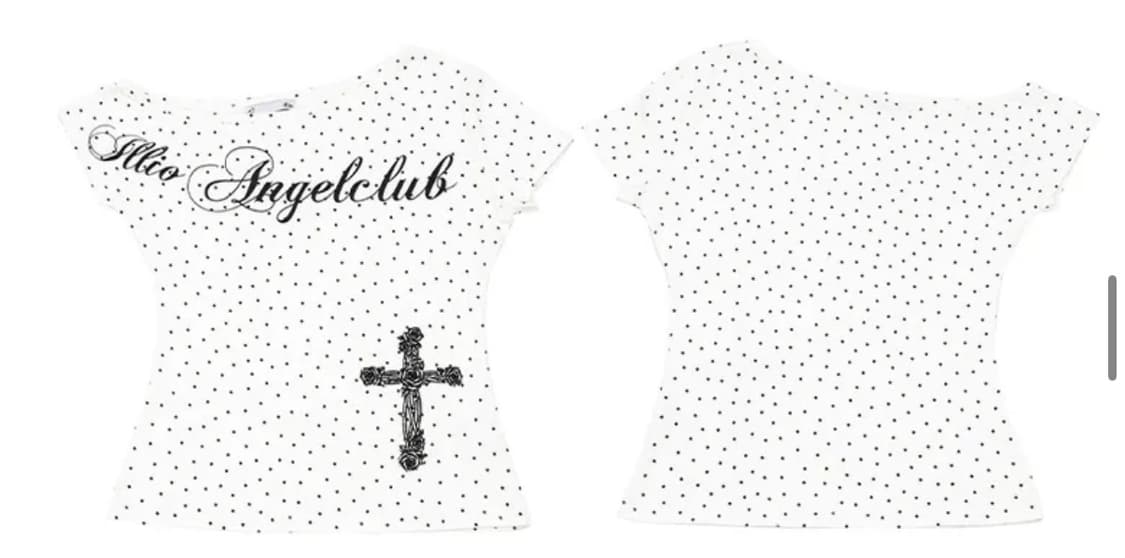 일리고 Star Angel one shoulder t-shirts 상품이미지3
