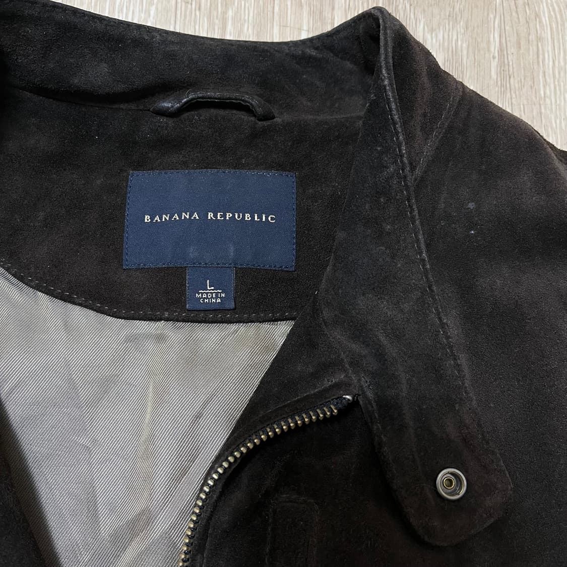 바나나리퍼블릭 남성 양가죽 스웨이드 자켓 L/100 상품이미지4