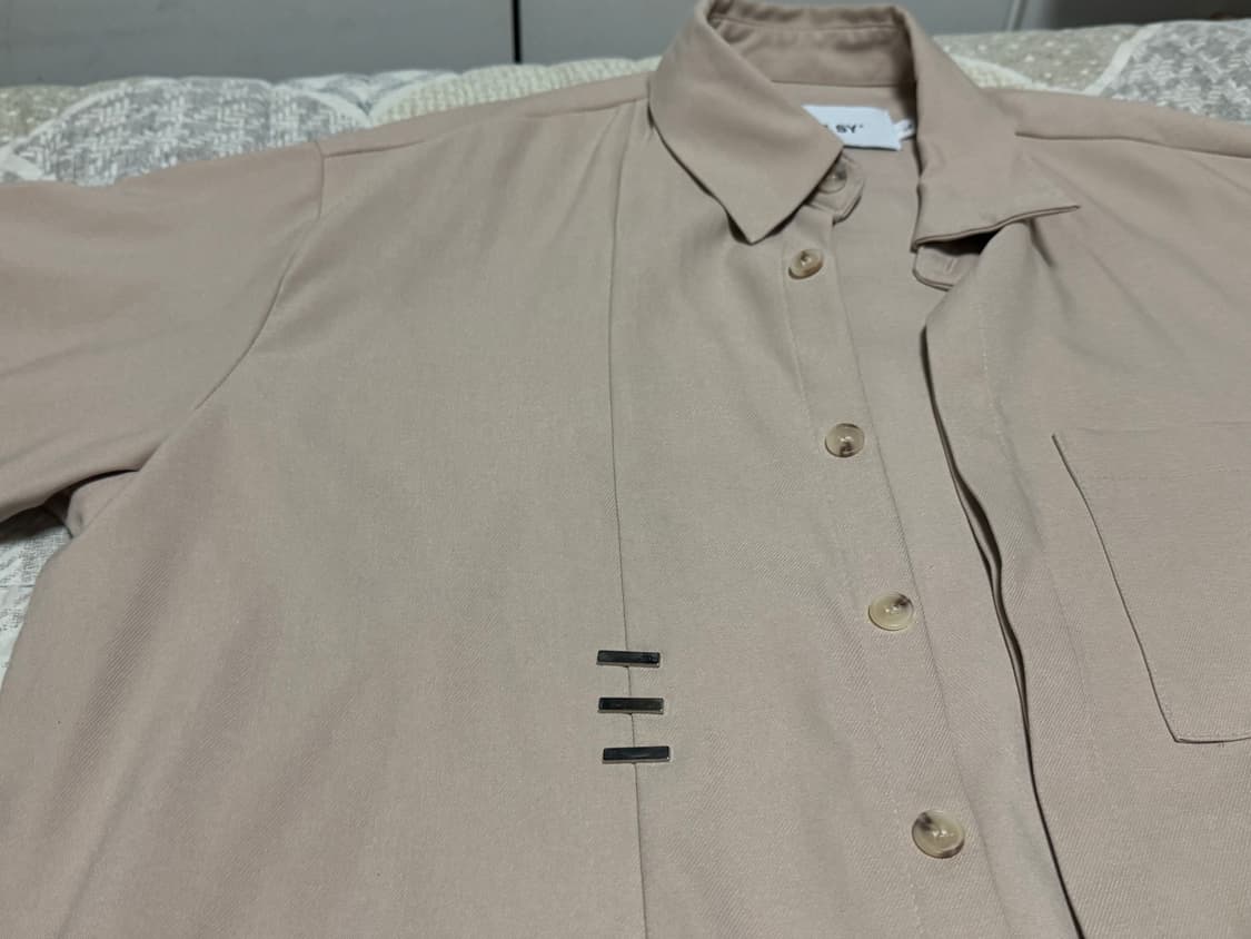 <거의 새것> [L] 에스에스와이 오버핏 셔츠 (베이지) 상품이미지6