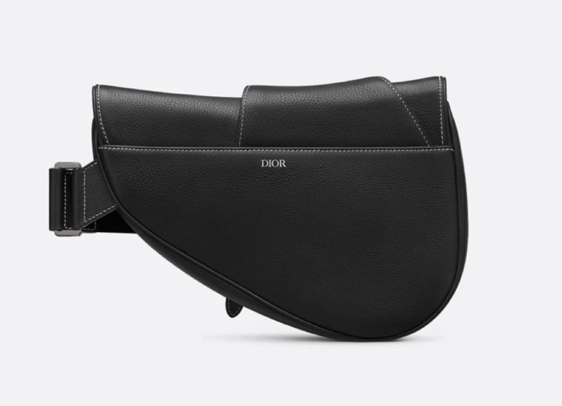 [새상품] DIOR 디올 그레인드 카프스킨 새들백 풀구성품 
 상품이미지2