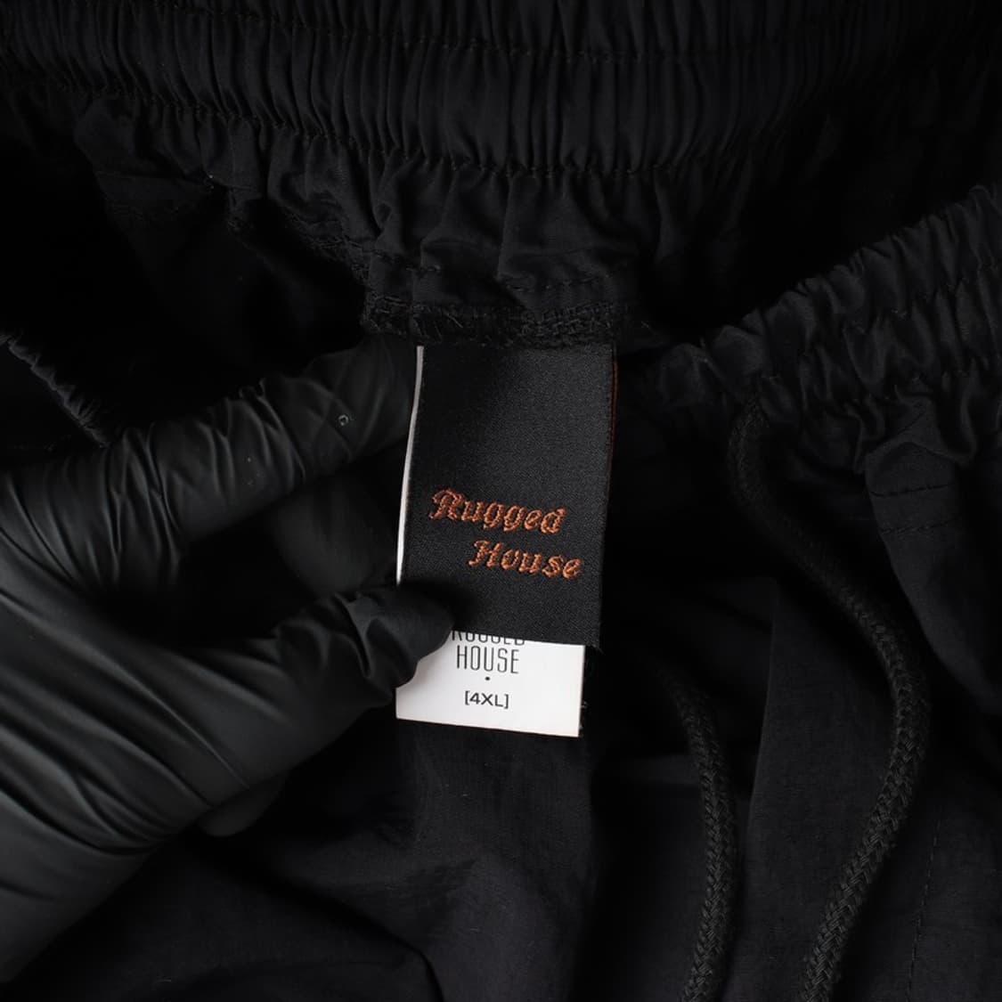 러기드하우스 블랙 나일론 카고 하프팬츠 4XL 상품이미지5
