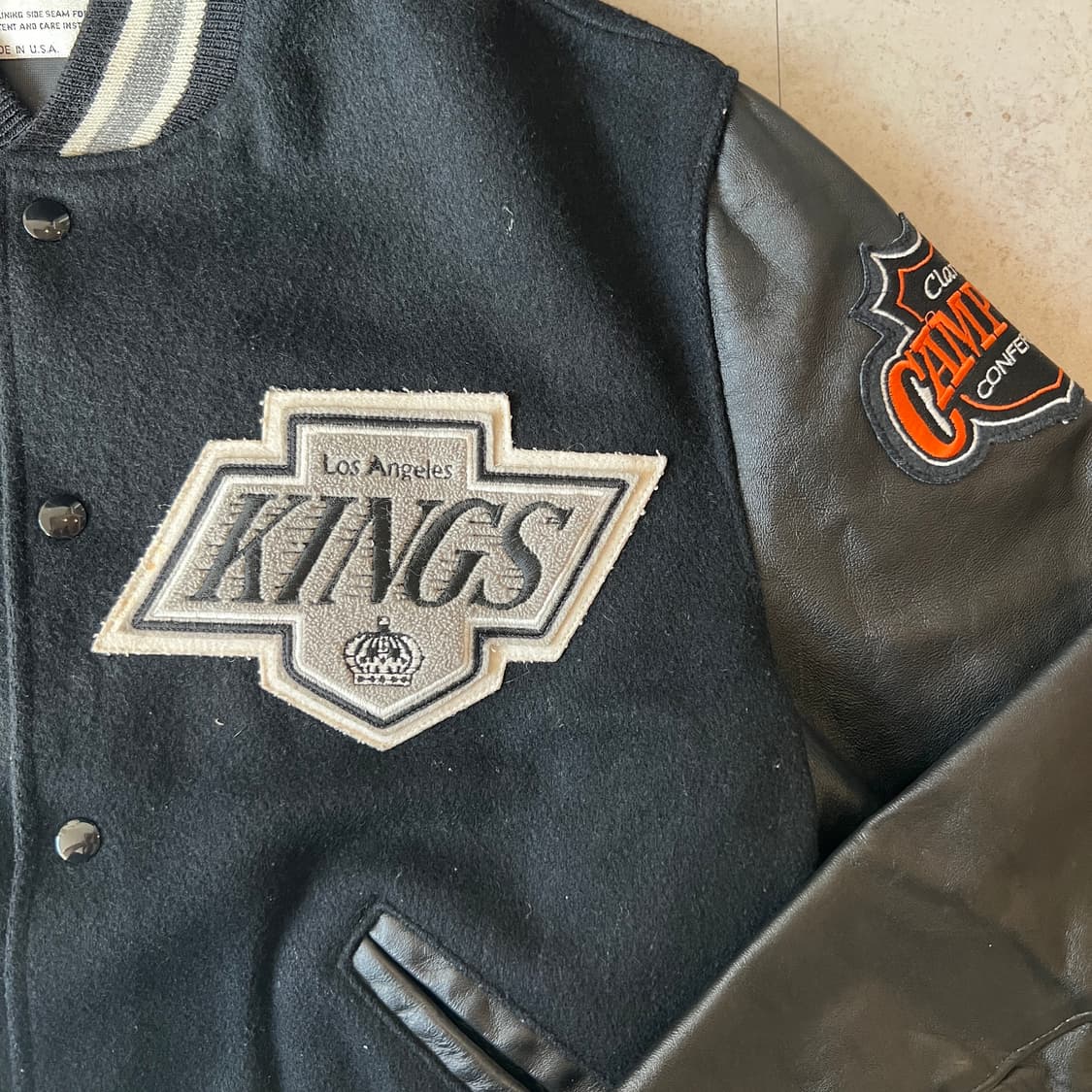 빈티지 90s Los Angeles Kings 바시티 자켓 상품이미지4