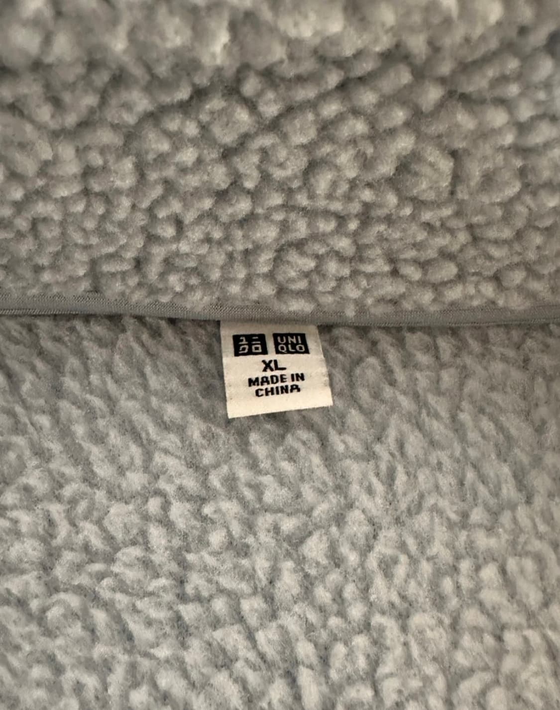 유니클로 후리스 스카이블루 XL 상품이미지4