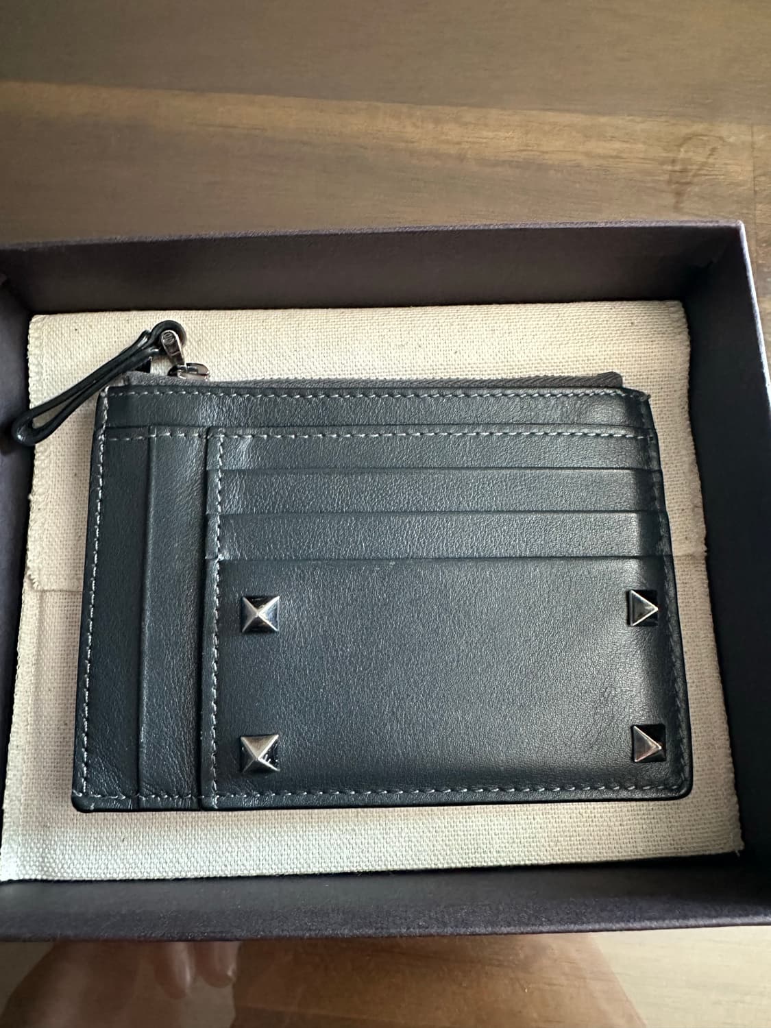 발렌티노 카드지갑 블랙 상품이미지1